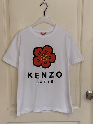 全新  Kenzo logo-print cotton T-shirt S號  現貨一件