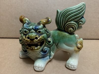 出清低價起標 ~~ 無底價 ~~ 台灣早期 ~~ 陶瓷中國獅