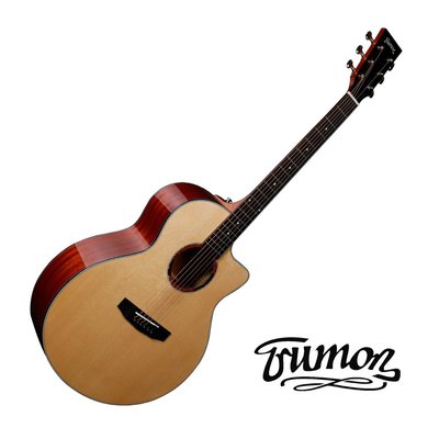 楚門吉他 Trumon TF35 41吋 西堤卡雲杉 面單 民謠吉他 - 【他，在旅行】
