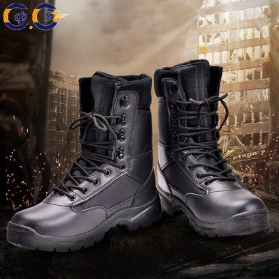 【高品質】戰術靴 登山靴 登山鞋 超輕透氣作戰靴戰術陸戰靴戶外登山鞋陸戰作訓鞋CQ062