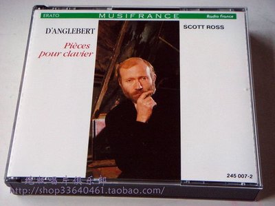 （珍貴稀少錄音）斯科特.羅斯《德安吉貝爾：羽鍵琴小品》2CD