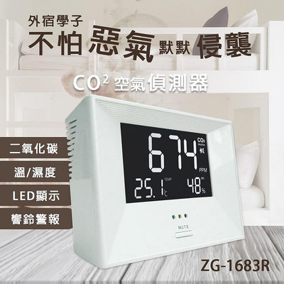 【樂利活】ZG-1683R CO2偵測器