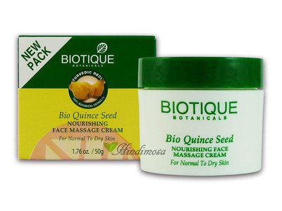 印度 Biotique 榅桲籽臉部滋養按摩霜 Bio Quince Seed Massage Cream 50g
