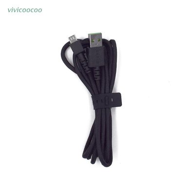 ❤~ 適用於 Razer Viper Ultimate 鼠標的 USB 鼠標線鼠標電纜替換 PVC 線