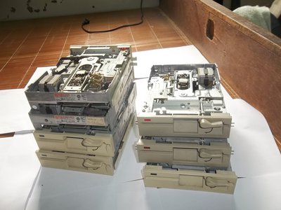 古董磁碟機,TEAC,FLOPPY DISK,5.25吋,1.2M,軟碟機,共15台,台南