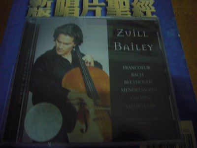 DELOS貝多芬/孟德爾松/蕭邦/維尼奧夫斯基./大提琴名曲/巴哈:第1號無伴奏Zuill Bailey(全新)