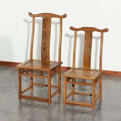 熱賣 雞翅木家具中式實木紅木餐椅家用靠背仿古餐廳椅子復古茶椅官帽椅實木椅子