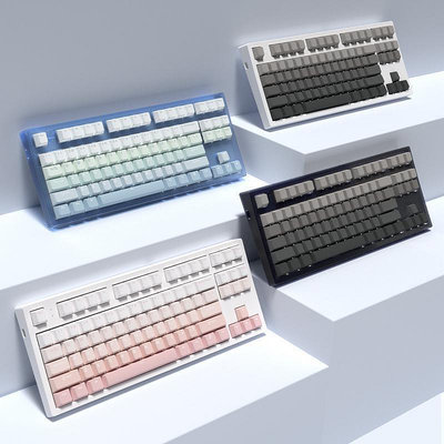 腹靈MK870成品機械鍵盤蝮靈客製化套件87鍵極晝遊戲熱插拔