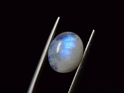 天然藍暈光月光石 Moon Stone 橢圓形裸石戒面  3.9CT