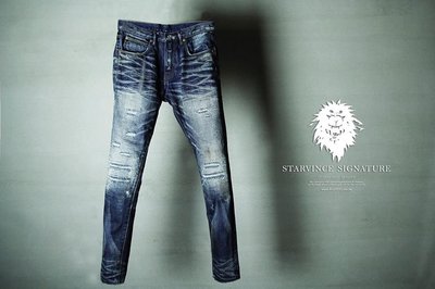 【GHK CLOTHING】STARVINCE JEANS 破壞款一代
