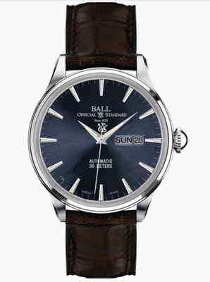 BALL 波爾錶 復刻版機械腕錶 (藍面) NM2080D-LJ-BE