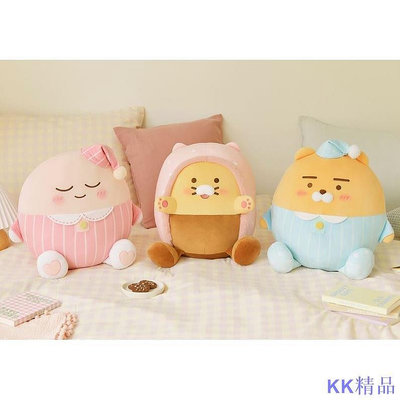 全館免運 [KAKAO Friends] 晚安蓬鬆枕頭 RYAN APEACH CHOONSIK / 可愛人物嬰兒娃娃墊