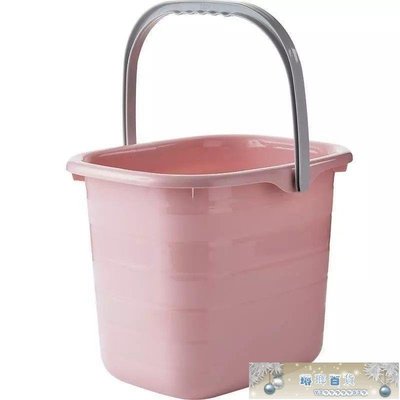 下殺-打折家用大號長方形水桶泡腳桶塑料拖把桶小方桶洗衣桶加厚手提儲