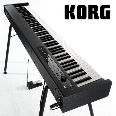 【升昇樂器】KORG D1 數位鋼琴/電鋼琴/可攜帶/窄身/超重琴鍵/無喇叭