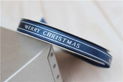 聖誕緞帶_藍_200cm_C255-200cm◎聖誕.聖誕節.緞帶.藍色.200cm.christmas.包裝