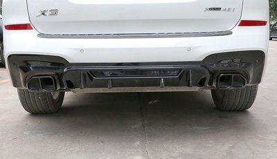 歐力車飾~寳馬 BMW 2018年 G01 排氣管 X3 排氣管 排氣管飾框 尾飾管飾框 四出 四出尾管裝飾 黑鈦款