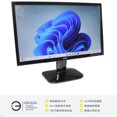 「點子3C」Acer KA220HQ 21.5吋 液晶顯示器【店保3個月】 Full HD 高解析度 D-Sub / HDMI介面 護眼濾藍光不閃屏 DL653