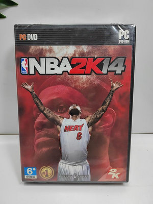 NBA 2K14 籃球2014 游戲光盤PC盒裝正版含激活碼實物如圖全新未