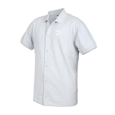 【潮人衣櫃】PUMA Classics Pique 男流行系列短袖襯衫(POLO 上衣 歐規「53812980」 淺灰白黑棕