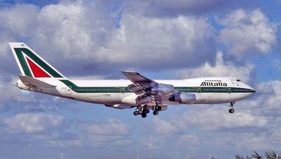 **飛行夢想家**Inflight 1/200 義大利航空 Alitalia Boeing 747-200 I-DEML