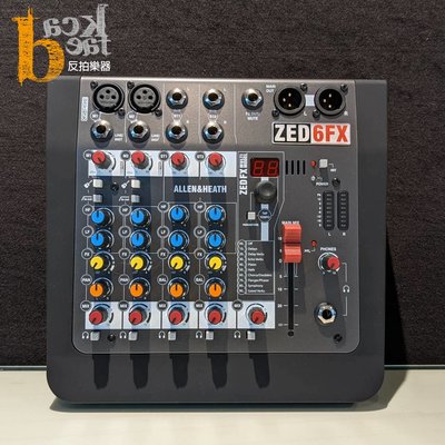 【反拍樂器】Allen &amp; Heath ZED6FX mixer 類比 混音機 混音器 公司貨