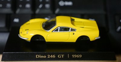 7-11 法拉利 Dino 246 GT 1969全世代經典模型車 (4號) NI