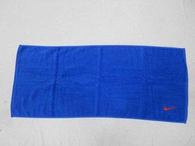 NIKE 盒裝日系毛巾 盒裝毛巾 運動毛巾 藍 NTTC2453NS (35 X 80CM)