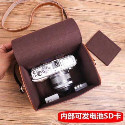 數位相機包 攝影包 跨包適用佳能M50二代相機包m50富士xs10/XT30II 20索尼ZVE10微單A6400