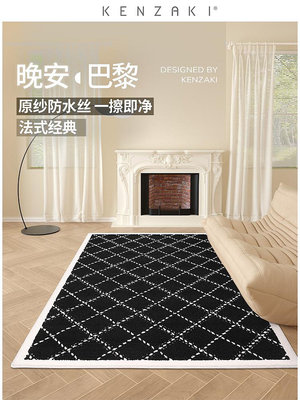 秋冬法風地毯客廳2023新款高端復古防水抗污地毯輕奢高級臥室床邊熱心小賣家