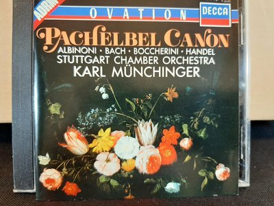 Munchinger,Pachelbel-Canon etc,慕辛格，帕海貝爾等多位作曲家-卡等多首名曲，共二張專輯，二片CD,不分售，如新。
