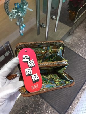 典精品 Hermes 全新 Gold epsom wallet ㄇ型 拉鍊 silk in 絲巾 短夾 零錢包