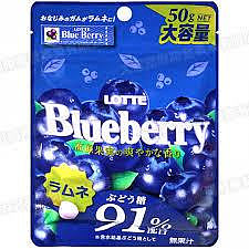 【享吃零食】日本 LOTTE樂天 藍莓風味糖