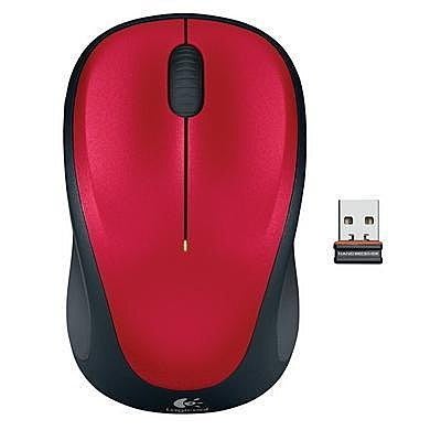 喬格電腦 Logitech 羅技 M235 2.4G 無線滑鼠 [紅]