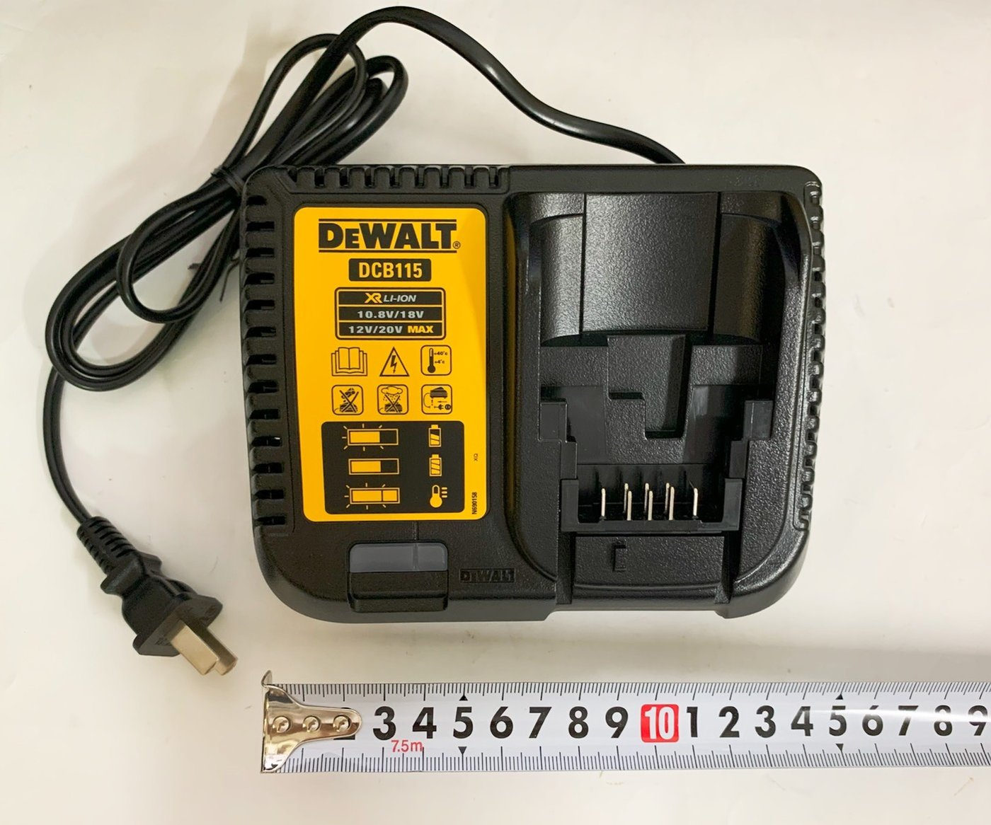 鋰電充電器原廠得偉DEWALT DCB115 可充10.8V~18V鋰電池/ 得偉