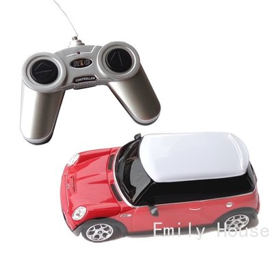 【愛蜜莉玩具】BMW原廠授權/1:24 MINI COOPER S 遙控車/RESTAR 瑪琍歐公司貨 紅/藍/黃三色