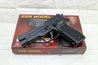 [01] KWC P226 手槍 空氣槍 黑 ( KA15 SIG SAUGER MK25 BB槍BB彈手槍