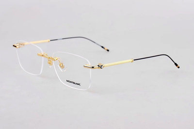 ［Project嚴選］「Montblanc萬寶龍」 MB0038O經典無匡時尚鏡框/金屬光學眼鏡