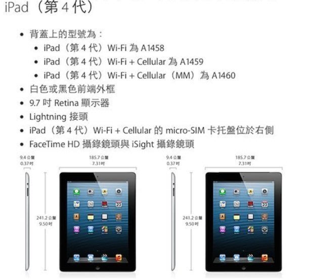 iTjO OT@~j Pad4 iPad 4N A1460 ĲO ù} } Ĳ̴s ®ƥ