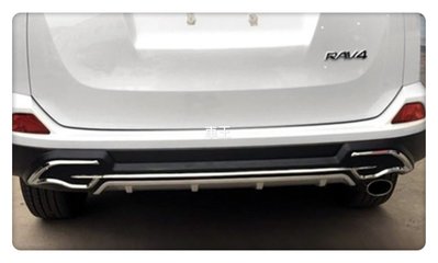 【車王汽車精品百貨】豐田 Toyota RAV4 後保桿 保護桿 防撞桿 運動款 競技版