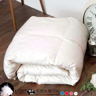【LUST】TTC-天然羽絲絨 2.5公斤、胎音少70%輕盈保暖、十天滿意鑑賞 -(羽絨被原料)台灣製、6X7尺