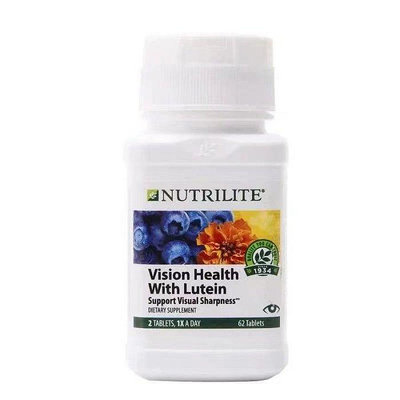 Amway安麗山桑子越桔越橘藍莓葉黃素62粒紐崔萊Nutrilite Vision Health With Lutein