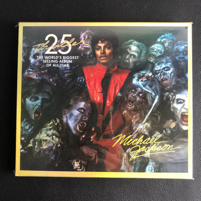 角落唱片* Thriller 25 Michael Jackson 邁克杰克遜  CD+DVD 僅拆