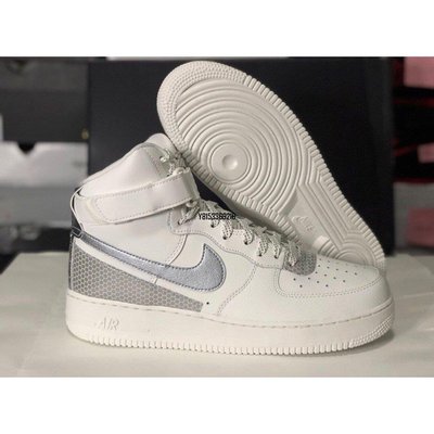 【正品】Nike Air Force 1 High 07 LV8 3M 銀白 男女款 CU4159-100潮鞋