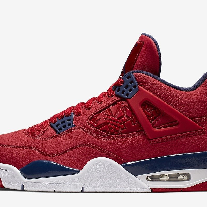 retro 4 fiba gym red