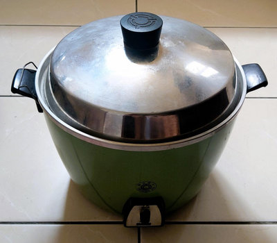 TATUNG 大同 電鍋 炊飯 飯鍋 蒸鍋 鍋蓋 為不鏽鋼 10 人份 綠色