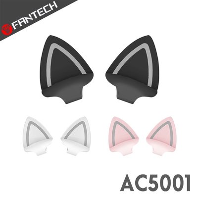 【風雅小舖】【FANTECH AC5001 貓耳造型頭戴式耳機通用配件】