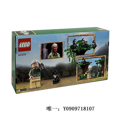 樂高玩具Lego樂高40530致敬珍妮古道爾 黑猩猩樂園拼搭積木那女孩玩具兒童玩具