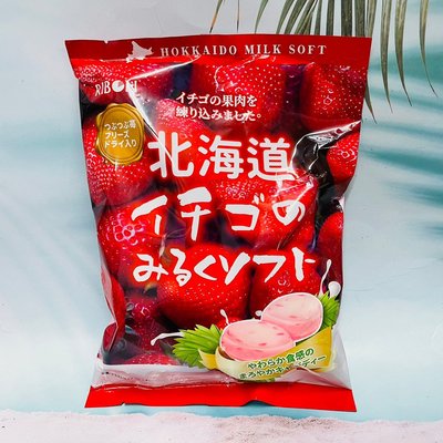 日本 RIBON 立夢 北海道草莓牛奶糖 300g 大包裝 家庭號