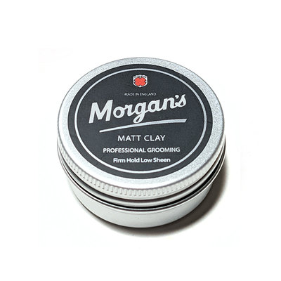 英國 Morgan's 強力定型無光澤髮泥（隨身瓶）水洗造型霧面髮凝土 油頭髮蠟 油頭蠟 matt clay塑型凝土推薦