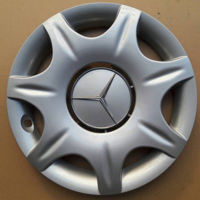台中bbcar BENZ 德國原廠15吋鐵圈輪胎蓋含三星鍍鉻標誌 (1車份4個/ 2種下標訂購請告知)
